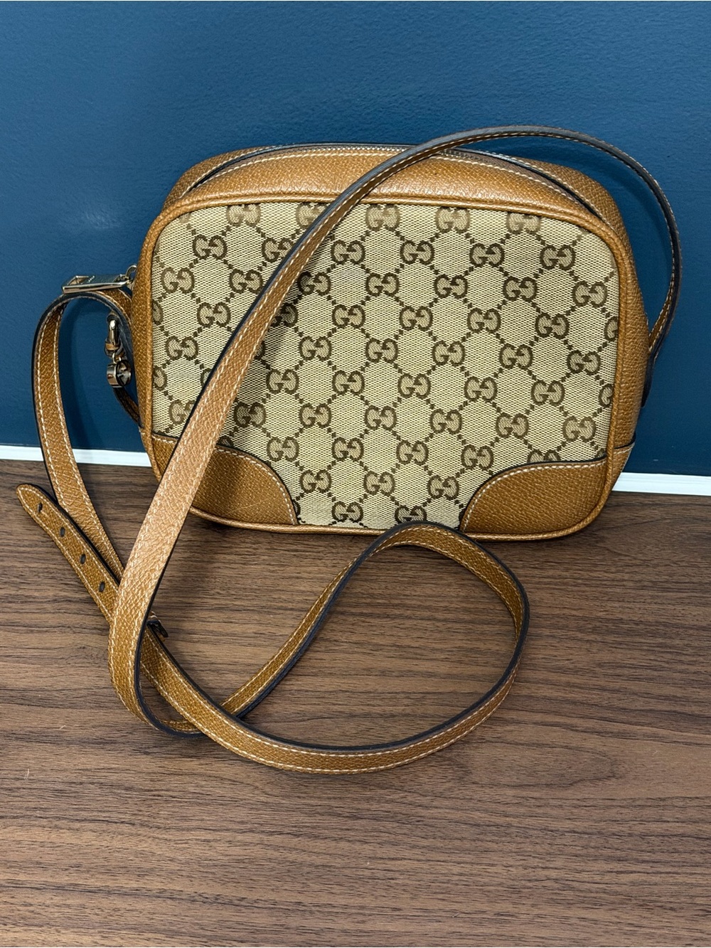 Gucci GG Canvas Bree Crossbody Bag